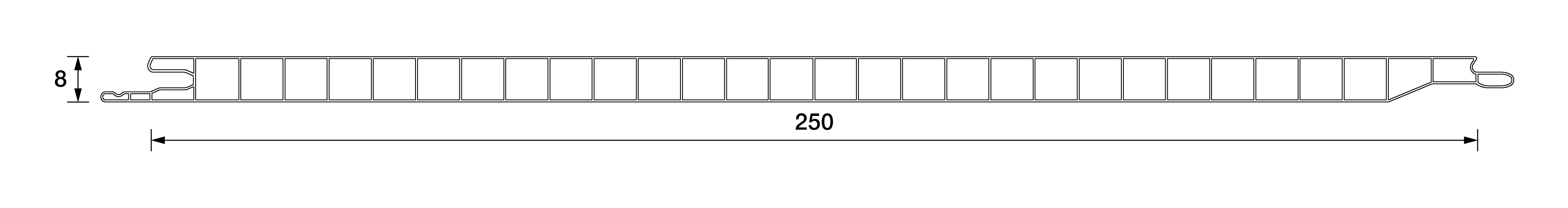 Панель стеновая 250мм 2,7м